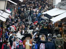 Interpress/M.Tagliapietra Venezia 04.02.2018.- Carnevale. Rialto