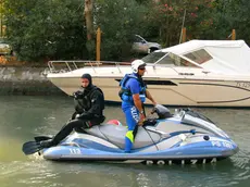 Anche sub e poliziotti con le moto d'acqua alla Mostra del Cinema