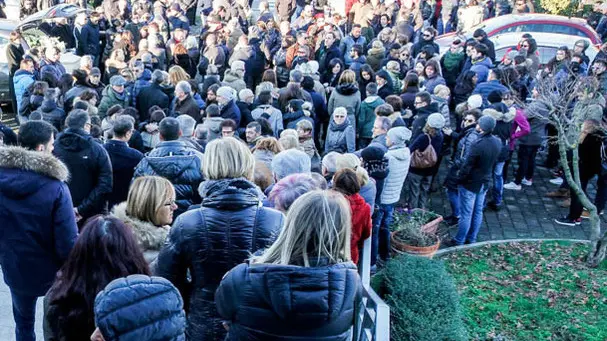 FUNERALE MARCO MIOTTO PRESSO LA CHIESA DI MARCON