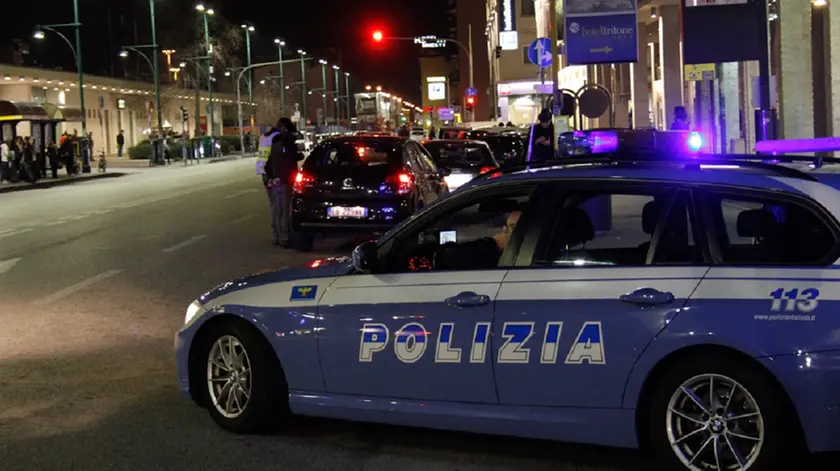 Polizia alla stazione di Mestre