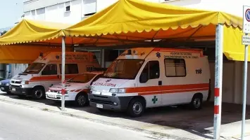 Le ambulanze della Croce Verde di Cavallino