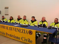 Foto Agenzia Candussi/ Scattolin/ Mestre, sede Protezione Civile via Mutinelli/ Rientro dei volontari dalle zone terremotate del centro Italia