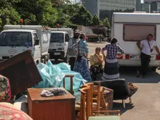 Sgombero di Barbanera da un accampamento abusivo in via Ca'Marcello, Mestre