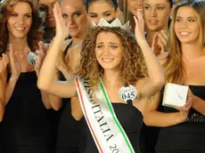 Giusy Buscemi wins the Miss Italia 2012 in Montecatini Terme, Italy, 10 september 2012. ANSA/CARLO FERRARO