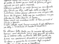 La lettera (clicca per ingrandire)