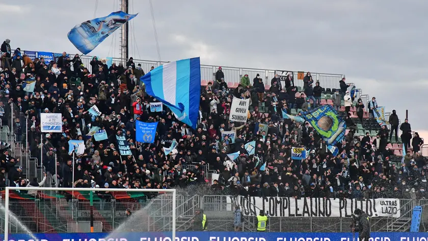 Interpress\M.Tagliapietra Venezia 22.12.2021.- Calcio Venezia\Lazio. Curva Lazio.