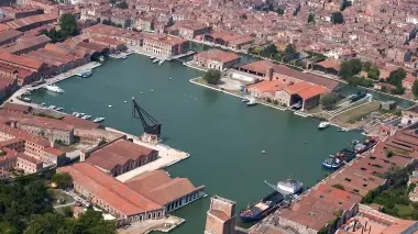 Veduta aerea dell’Arsenale