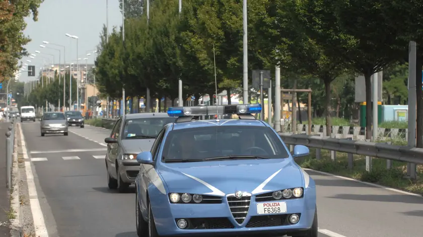 Polizia in via Forte Marghera (foto d'archivio)