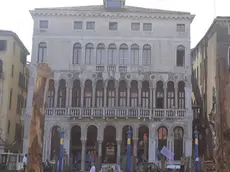 17/09/2014 Venezia. Nella foto il municipio, Ca'Farsetti, possibile luogo per la celebrazione del matrimonio di Clooney e Alamuddin