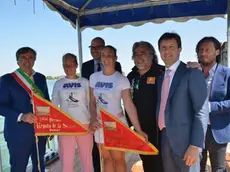 Interpress/Gf.Tagliapietra. 08.05.2016.- Festa della Sensa sposalizio del mare.Regata donne vince Tosi Valentina e Ragazzi Giorgia