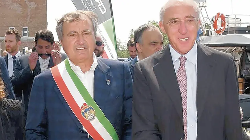 Interpress/M.Tagliapietra Venezia 19.06.2019.- Inaugurazione Salone Nautico Venezia. Arsenale. Casellati, Brugnaro, Marchi.