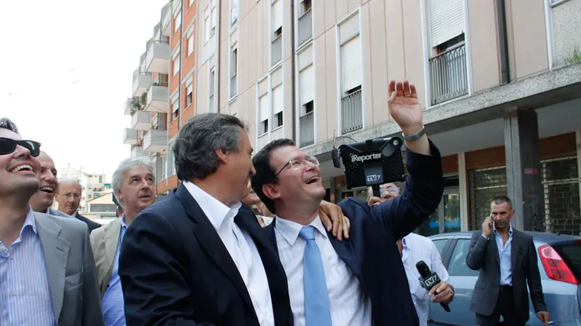 Il sindaco Luigi Brugnaro con l'assessore Renato Boraso