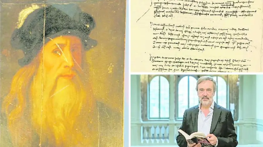 L'autoritratto di Leonardo, il documento originale con la liberazione di Caterina e il professor Carlo Vecce