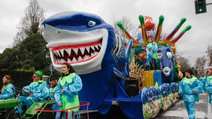 Foto Agenzia Candussi/ Morsego/ Zelarino/ Sfilata dei carri di carnevale