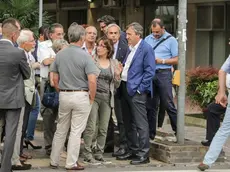 GIORNALISTA: Chiarin AGENZIA FOTO: Candussi LUOGO: Mestre DESCRIZIONE: il neosindaco Brugnaro incontra i cittadini a Mestre e visita il cantiere di Riviera XX Settembre