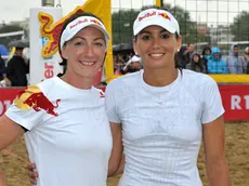 (CRUCCU) BIBIONE 11/05/2013 MATTEO BOEM BEACH VOLLEY MARATHON (DA SIN.) GRETA CICOLARI, MARTA MENEGATTI