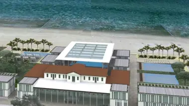 Il progetto dello stabilimento termale nell’area attualmente di proprietà della Croce Rossa