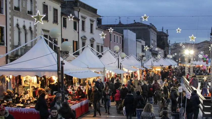 Mercatini di Natale in piazza Ferretto a Mestre