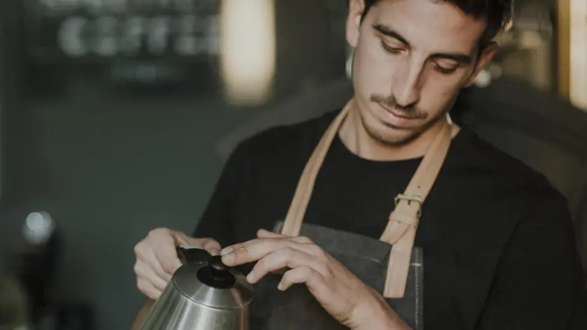 Edoardo Pinton, 29 anni, degustatore di caffè