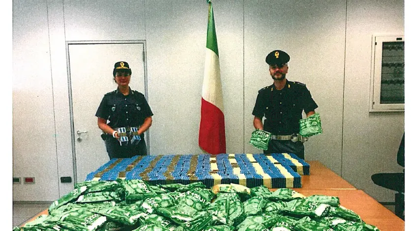 Il sequestro operato dagli uomini della Polizia di frontiera