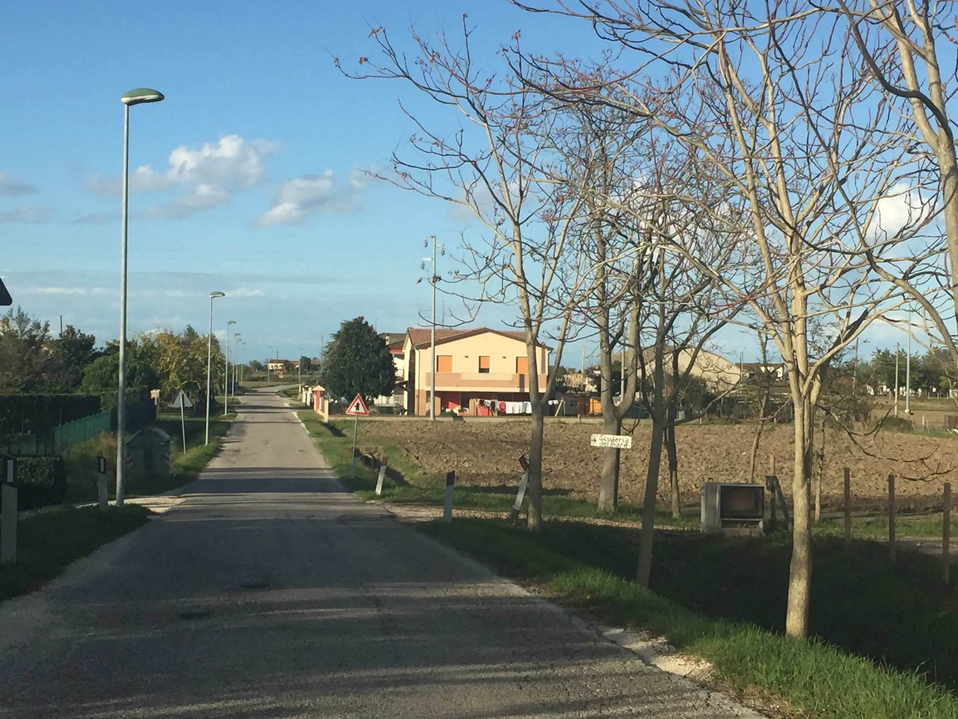 La zona dei furti a Valli di Chioggia