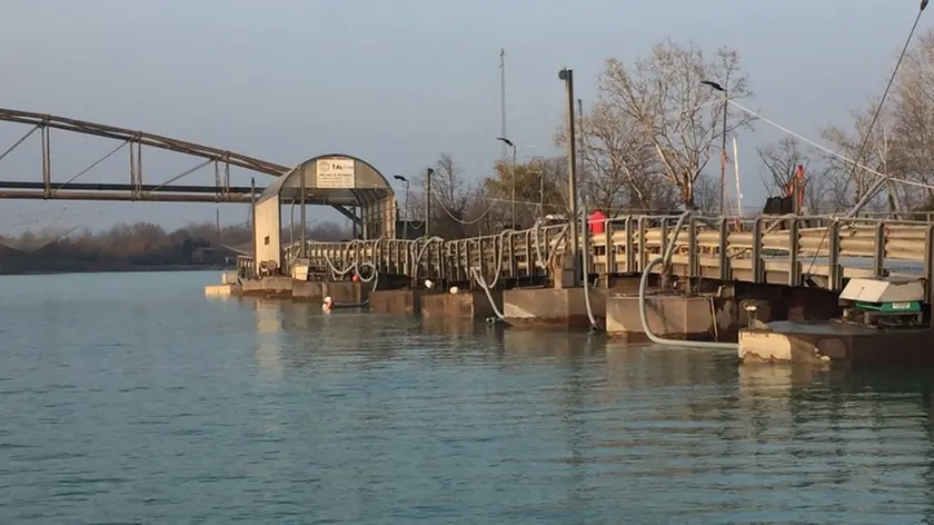 SCATTOLIN - DINO TOMMASELLA - JESOLO - IL PONTE DI BARCHE DI CORTELLAZZO