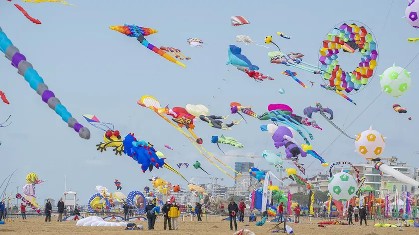 Un'edizione passata dello Jesolo Beach & Kite Festival
