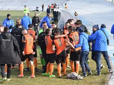 CRUCCU - DINO TOMMASELLA - PORTOGRUARO - AC MESTRE VS FERALPISALO' - SEQUENZA DEL SECONDO GOAL DEL MESTRE TIRATO DA NETO CHE BEFFA IL PORTIERE E L'ESULTANZA CON TUTTI I GIOCATORI