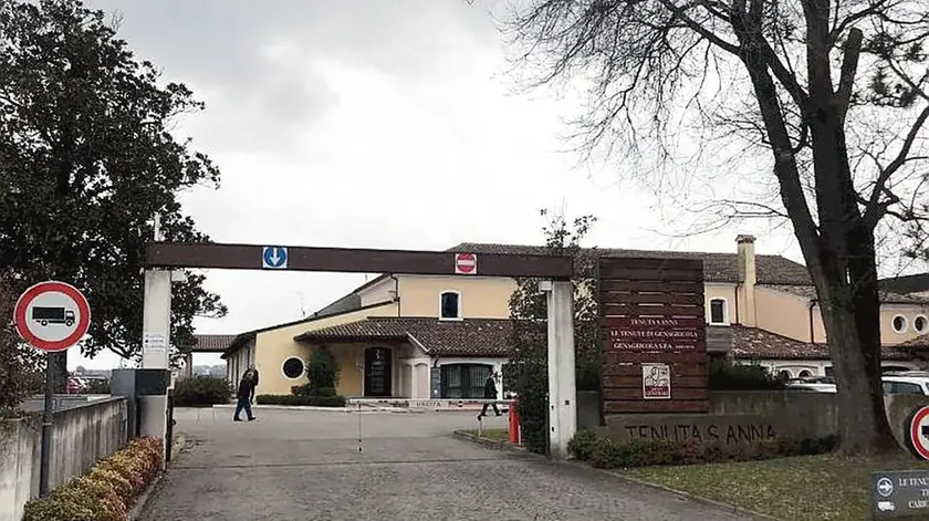 La tenuta Sant’Anna di Loncon, dove lunedì mattina è morto Michele Davanzo