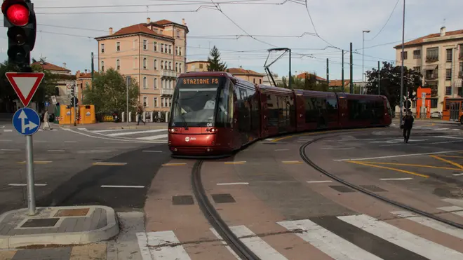 Ripresa delle corse del tram a Mestre