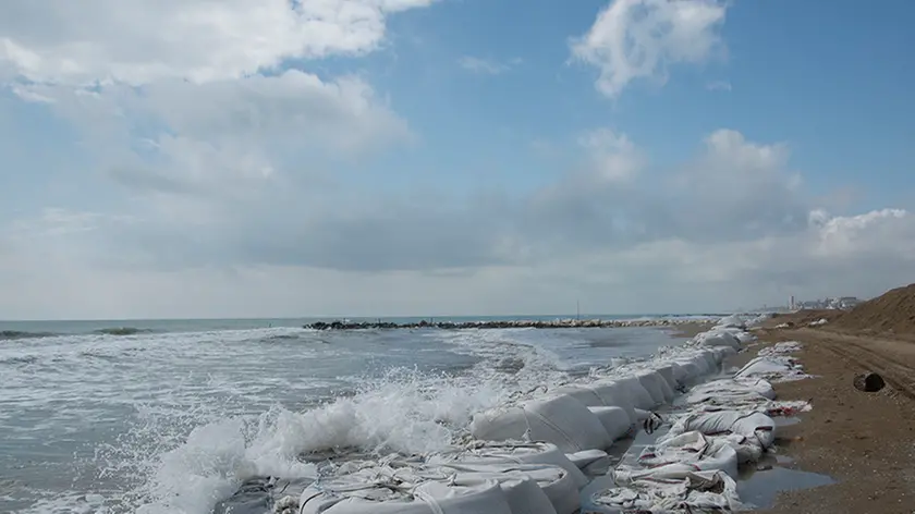 Come si presenta la spiaggia (foto Vianello)