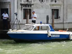 Interpress/M.Tagliapietra Venezia 03.08.2017.- Controlli velocità taxi della Polizia Locale.