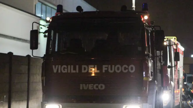 Incendio al civico 175 di via Bottenigo a Marghera "Aerographica tipografia"