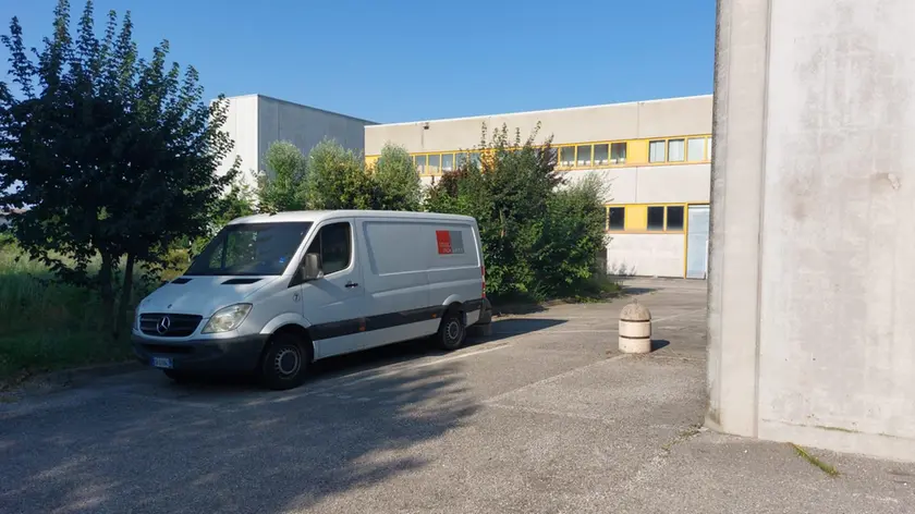 La zona dove è stata parcheggiata l’auto del padre di Agnese
