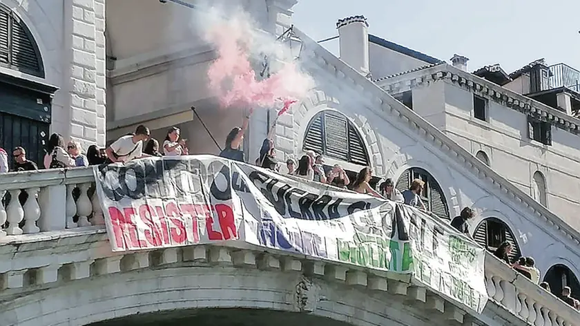 Una manifestazione a Venezia