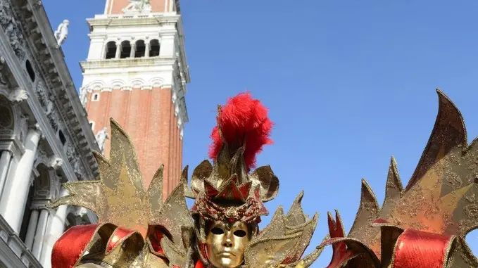 Interpress/M.Tagliapietra Venezia 07.02.2015.- Carnevale di Venezia, maschere