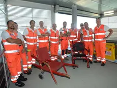 Interpress/M.Tagliapietra Venezia 04.08.2015.- Inaugurazione Cavana per Ambulanze. Pronto soccorso Ospedale Cibile di Venezia. Suem. Sedia vecchia e sedia nuova.