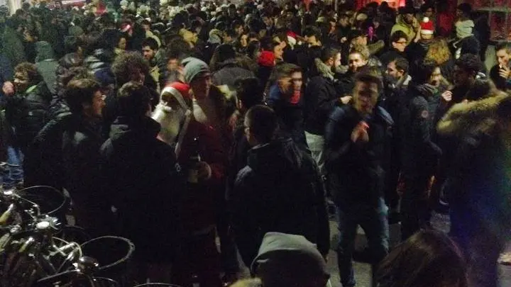Una "messa alcolica" nel cuore di Mestre