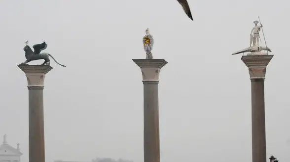 Interpress/M.Tagliapietra Venezia 08.12.2016.- Colonne Marco e Todaro