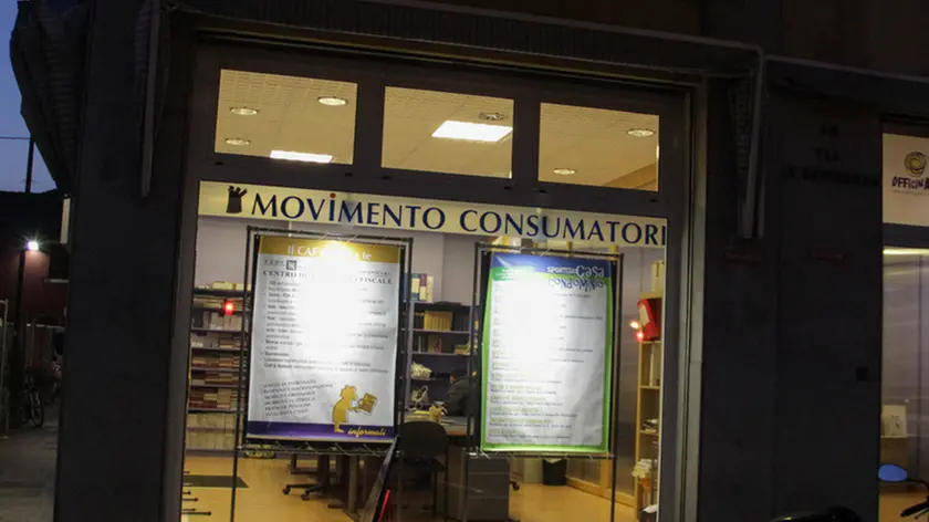 Sede del movimento consumatori a Mestre in via Ca' Savorgnan