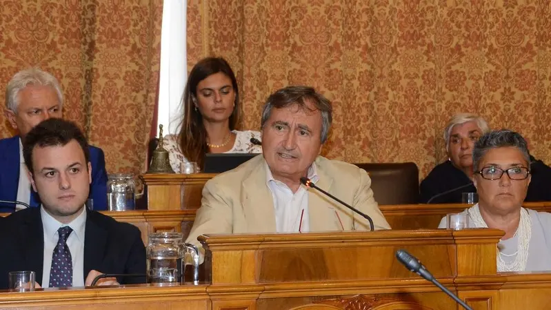 Interpress/M.Tagliapietra Venezia 12.07.2018.- Consiglio comunale. Sindaco Luigi Brugnaro.