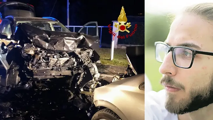 L'incidente in cui morì Carlo Simonetto (a destra)
