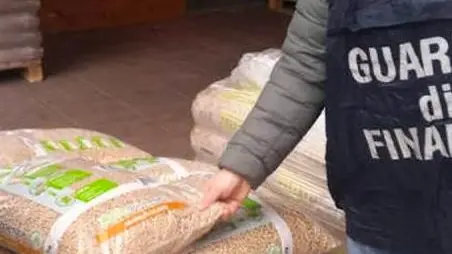 l materiale di pellets sequestrato al Porto di Marghera