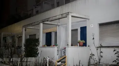 La casa in via Altobello 43 dov’è stato rinvenuto il cadavere