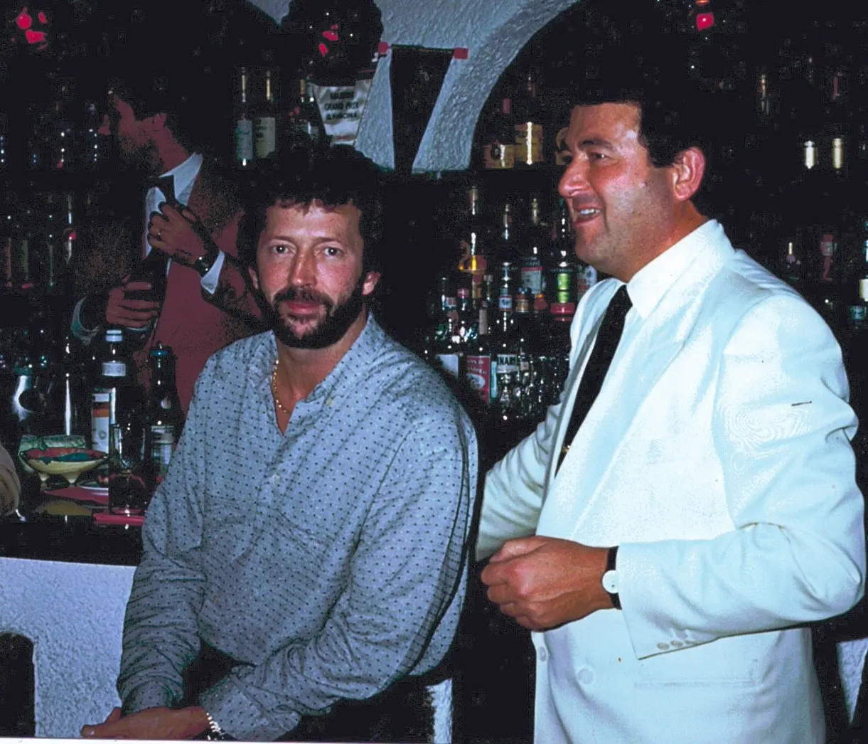 Giorgio Fascina con Eric Clapton