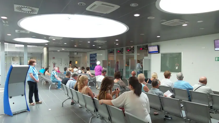 Una foto darchivio del punto prelievi dell'Ospedale all'Angelo