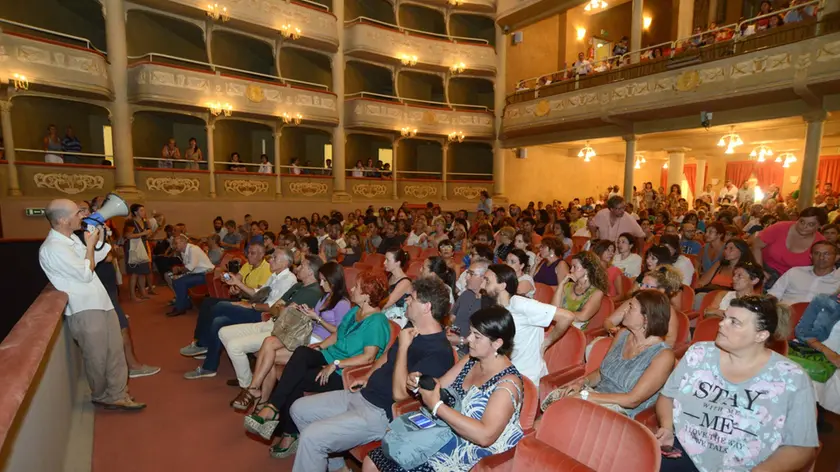 Interpress/M.Tagliapietra Venezia 20.07.2015.- Assemblea dipendenti comunali. Teatro Malibran.