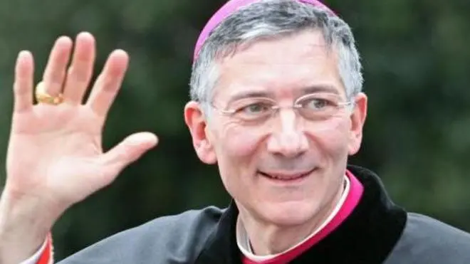 LA SPEZIA VESCOVO : FOTO MONSIGNOR FRANCESCO MORAGLIA VEDERE IL NOME DEL FILE PER EVENTUALE AGGIUNTA NOTA DIDASCALICA
