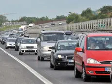 06/08/2011.Autovie Venete. Controllo del traffico tra Portogruaro e la barriera Trieste Lisert..Nella foto traffico nei pressi della barriera Trieste Lisert..Copyright telefoto Simone Ferraro - Anteprima Foto Agency