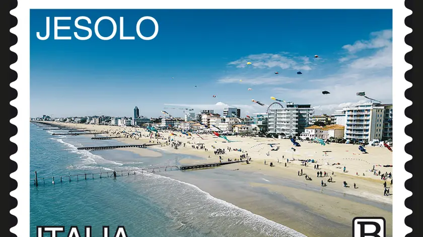Il francobollo dedicato a Jesolo